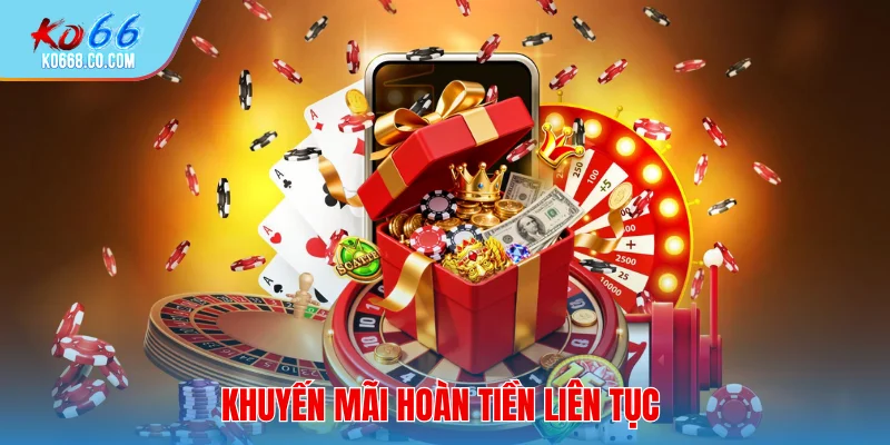 Khuyến mãi hoàn tiền liên tục